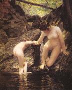 William Sergeant Kendall Bathers oil
